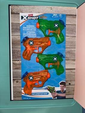 ZURU X-Shot Water Nano Drencher 4-Pack Water Blasters